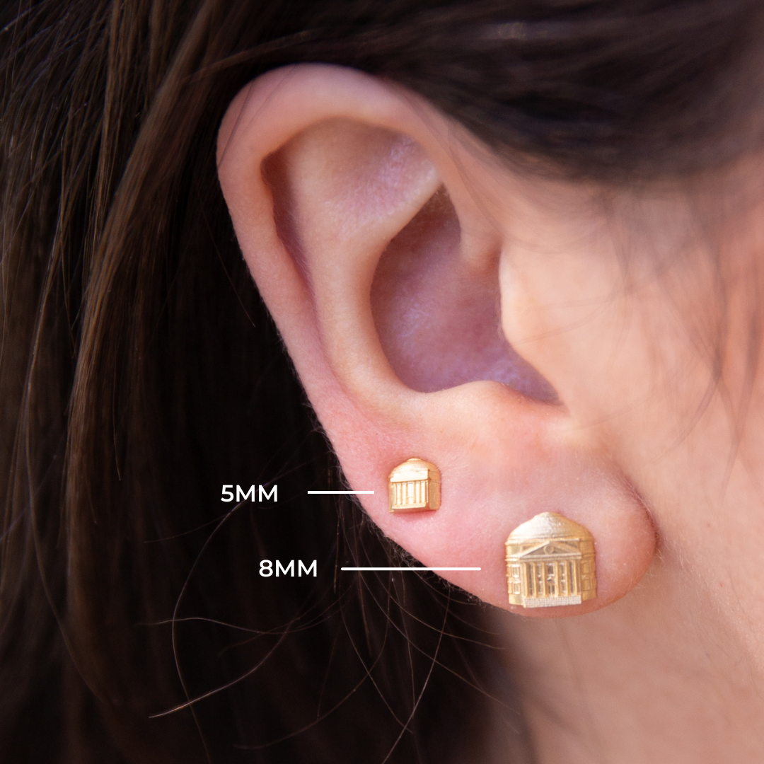 UVA Rotunda Earring Size Guide