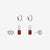 South Carolina Gamecock Florentine Earring Bundle