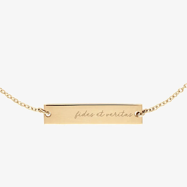 St. Lawrence Fides et Veritas Bracelet