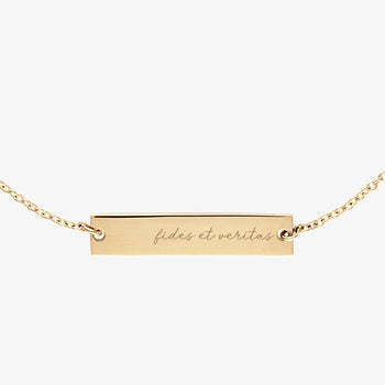 St. Lawrence Fides et Veritas Bracelet