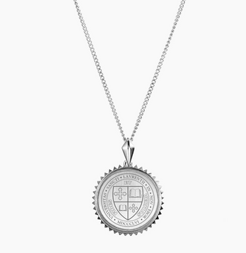 St. Lawrence Sunburst Shield Necklace