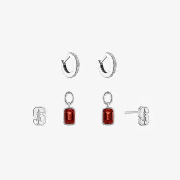 Stanford Logo Florentine Earring Bundle