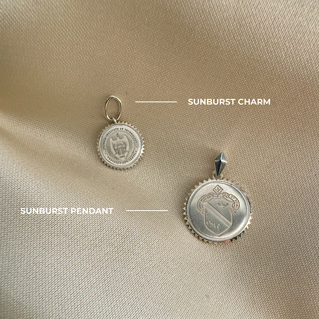 Pitt Sunburst Charm