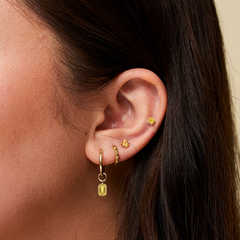 Yellow Citrine Earring Charm