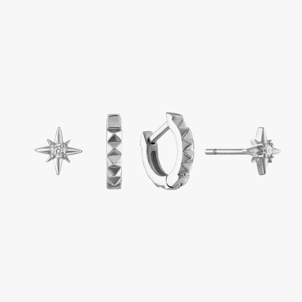 North Star Sunburst Earring Bundle