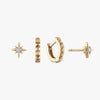 North Star Sunburst Earring Bundle