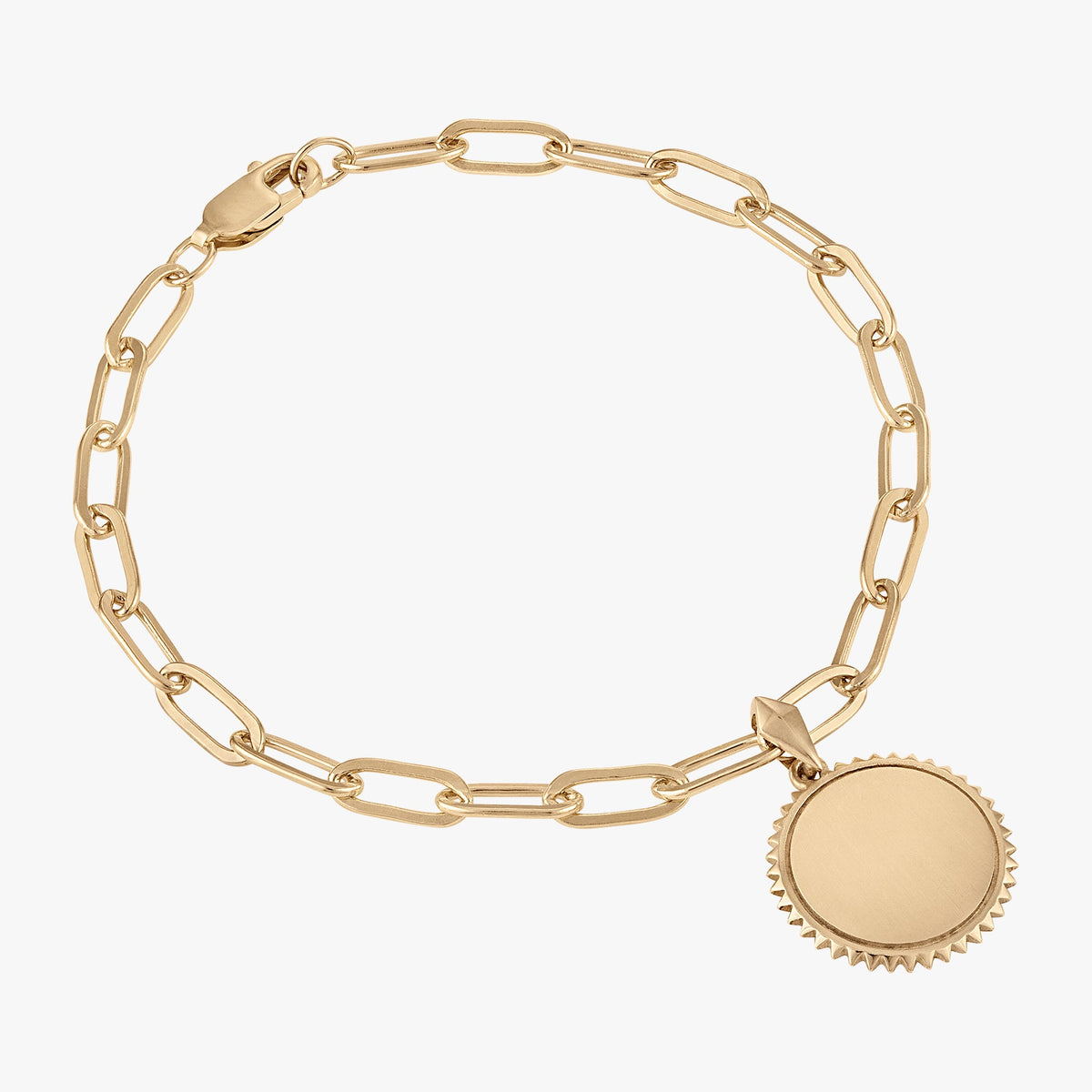 Sunburst Pendant on bracelet