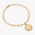Sunburst Pendant on bracelet