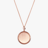 MIT Sunburst Crest Necklace with Cable Chain