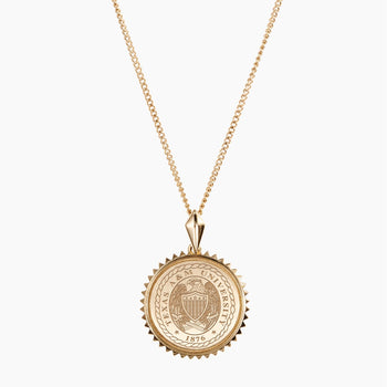 Texas A&M Sunburst Crest Pendant