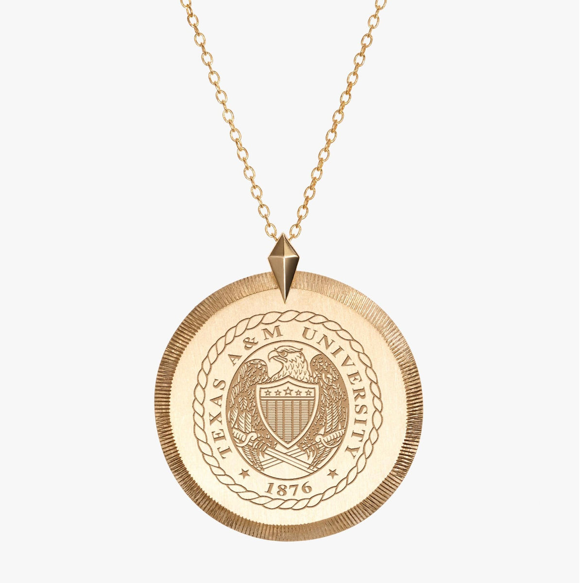 Texas A&M Florentine Crest Pendant