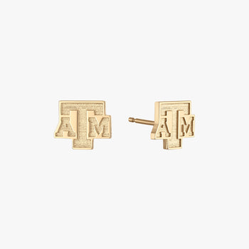 Texas A&M Logo Stud Earrings