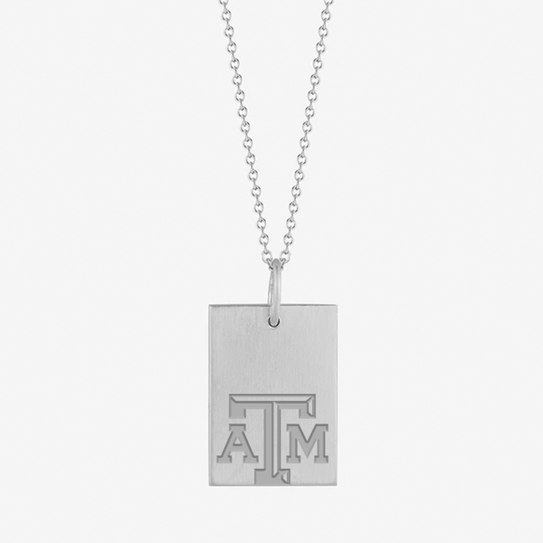 Texas A&M Rectangle Pendant