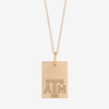 Texas A&M Rectangle Pendant
