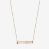 Gig Em Horizontal Bar Necklace