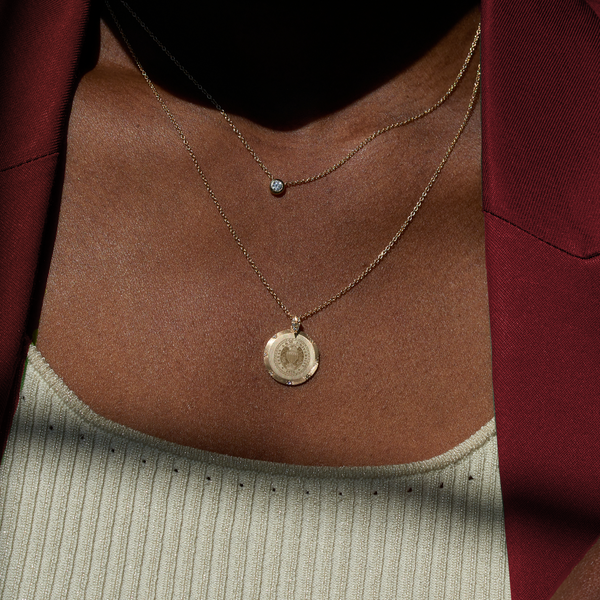 Texas A&M Crest 7-Point Diamond Necklace