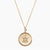 Gold Trinity Sunburst Necklace