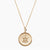 Gold Trinity Sunburst Necklace