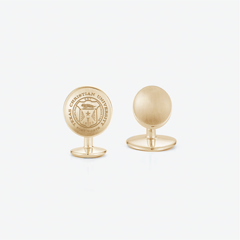 TCU Seal Organic Cufflinks
