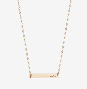 Tennessee Vols Horizontal Bar Necklace