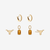 UT Florentine Earring Bundle
