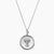 Silver Texas Tech Sunburst Necklace