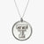 Silver Texas Tech Florentine Necklace