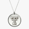 Silver Texas Tech Florentine Necklace