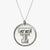 Silver Texas Tech Florentine Necklace