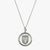 Silver Tulane Sunburst TU Shield Necklace