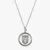 Silver Tulane Sunburst TU Shield Necklace