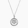 Silver Texas A&M Sunburst Necklace