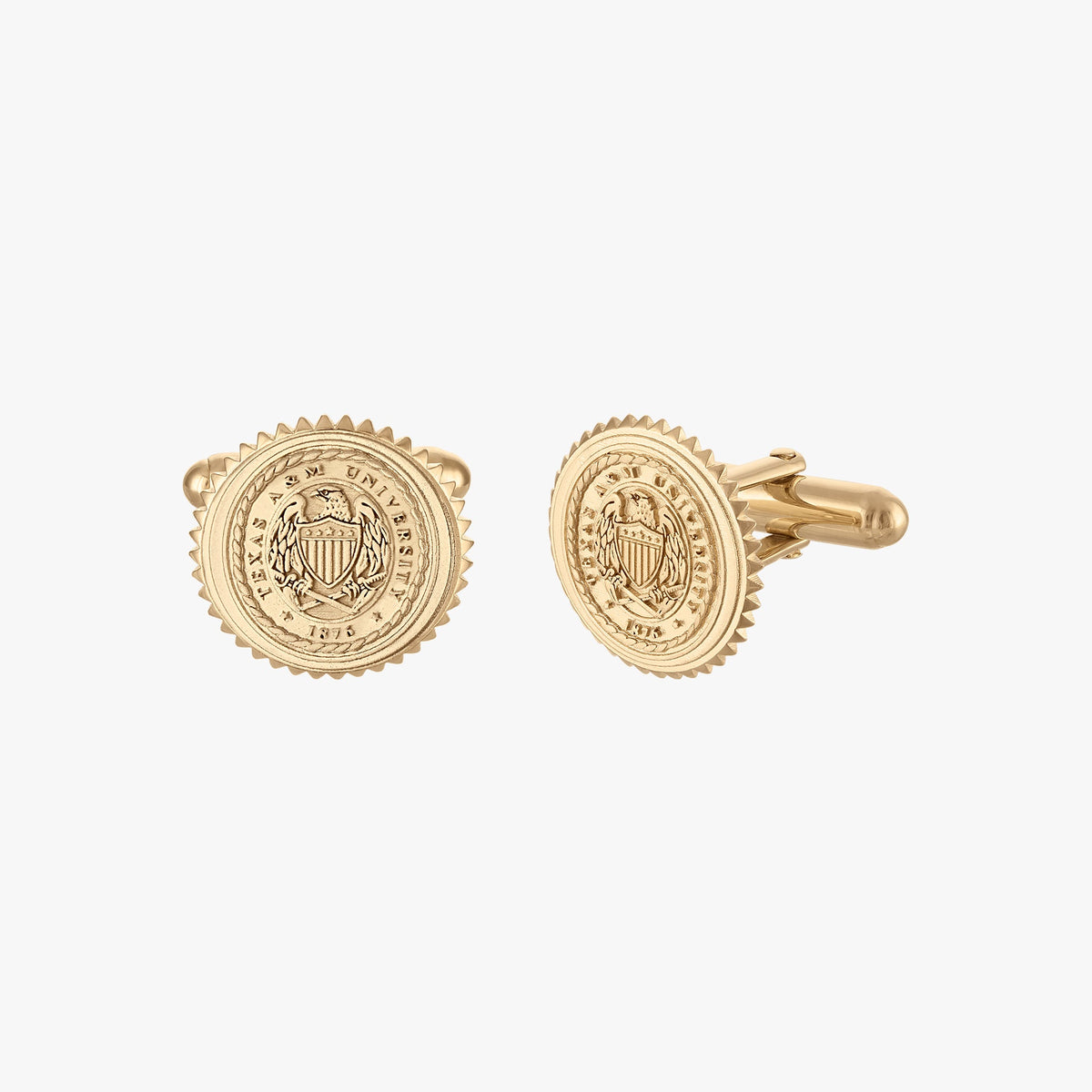 Texas A&M Aggie Ring Crest Cufflinks