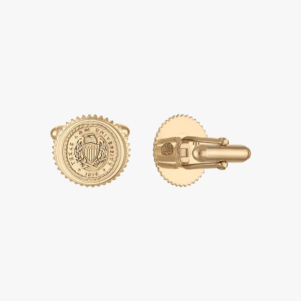 Texas A&M Aggie Ring Crest Cufflinks