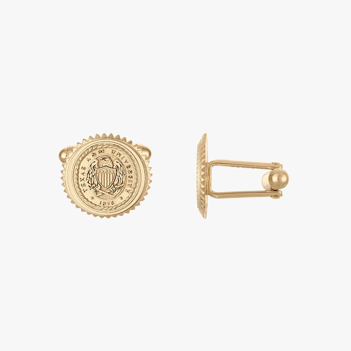 Texas A&M Aggie Ring Crest Cufflinks