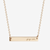 Texas A&M Gig 'Em Horizontal Bar Necklace