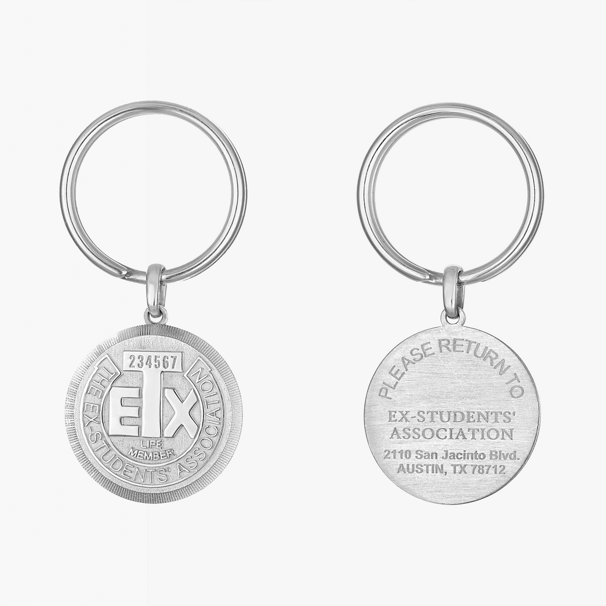 Texas Exes Life Member Key Ring
