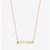 UC Davis Horizontal Bar Necklace