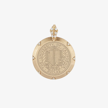 UCLA 7-Point Diamond Pendant