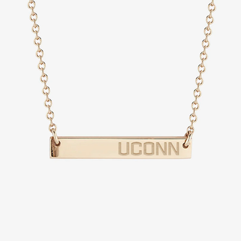 UCONN Horizontal Bar Necklace