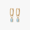 Aquamarine Mini U Earring Bundle