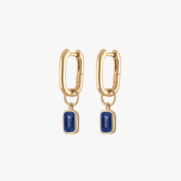 Sapphire Mini U Earring Bundle