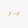 Florida F Stud Earrings