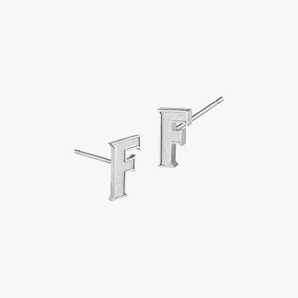 Florida F Stud Earrings