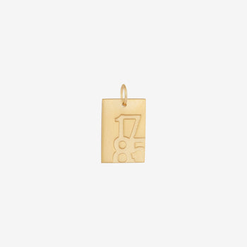 UGA 1785 Rectangle Pendant