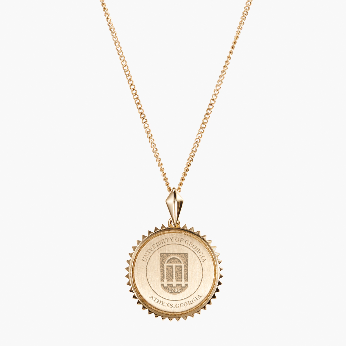 UGA Sunburst Pendant