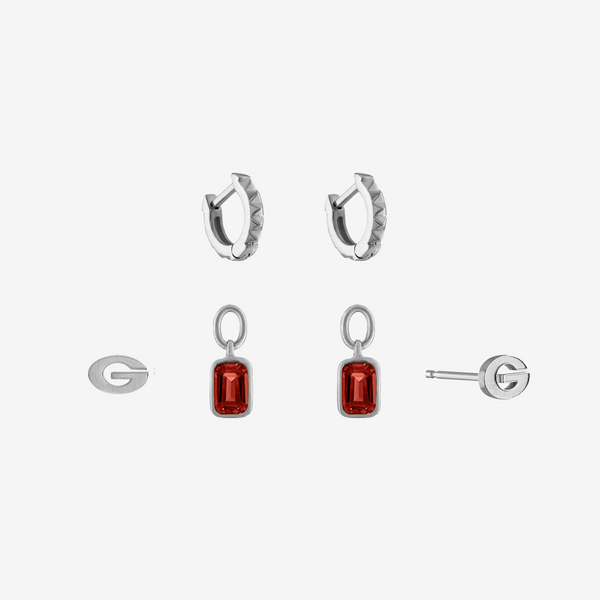 UGA Sunburst Earring Bundle