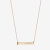 Kentucky Go Big Blue Horizontal Bar Necklace