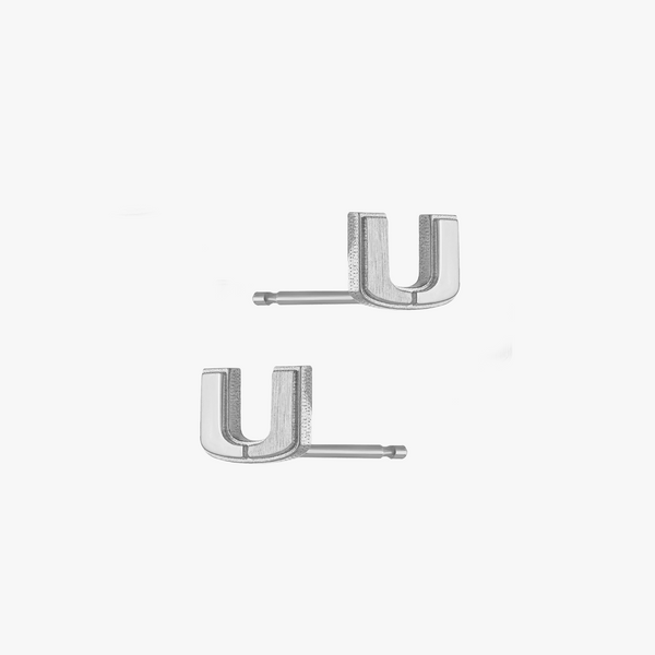 UMiami Logo Stud Earring