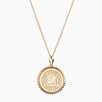 UNC Sunburst Necklace with Link Chain